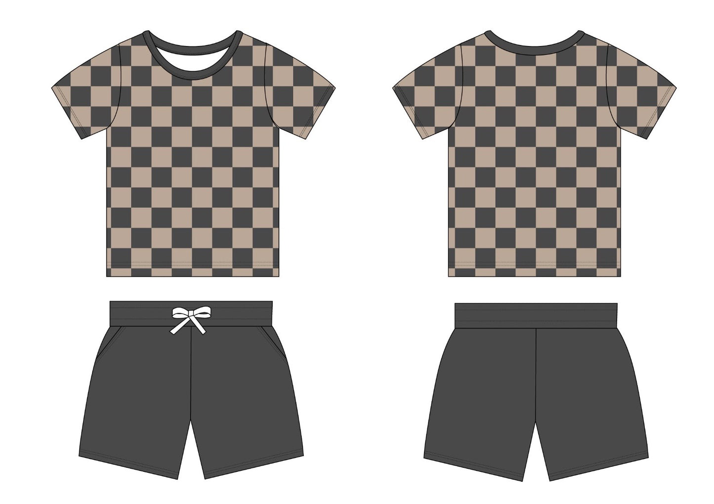 Checks: Pocket Short and Tee