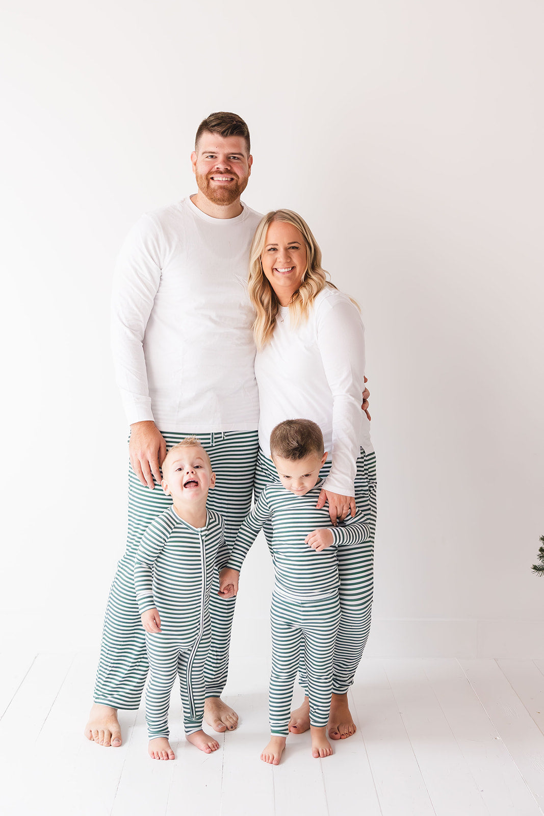 Green Stripes: Men's Pants