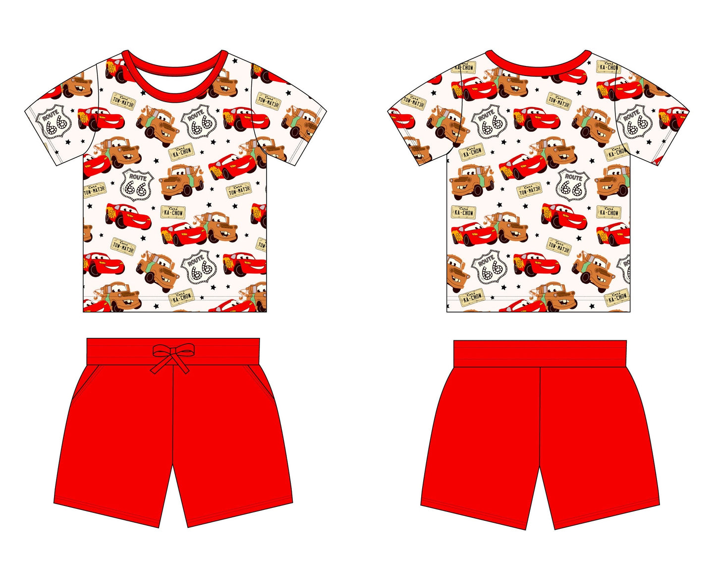 Route 66: Pocket Short & Tee