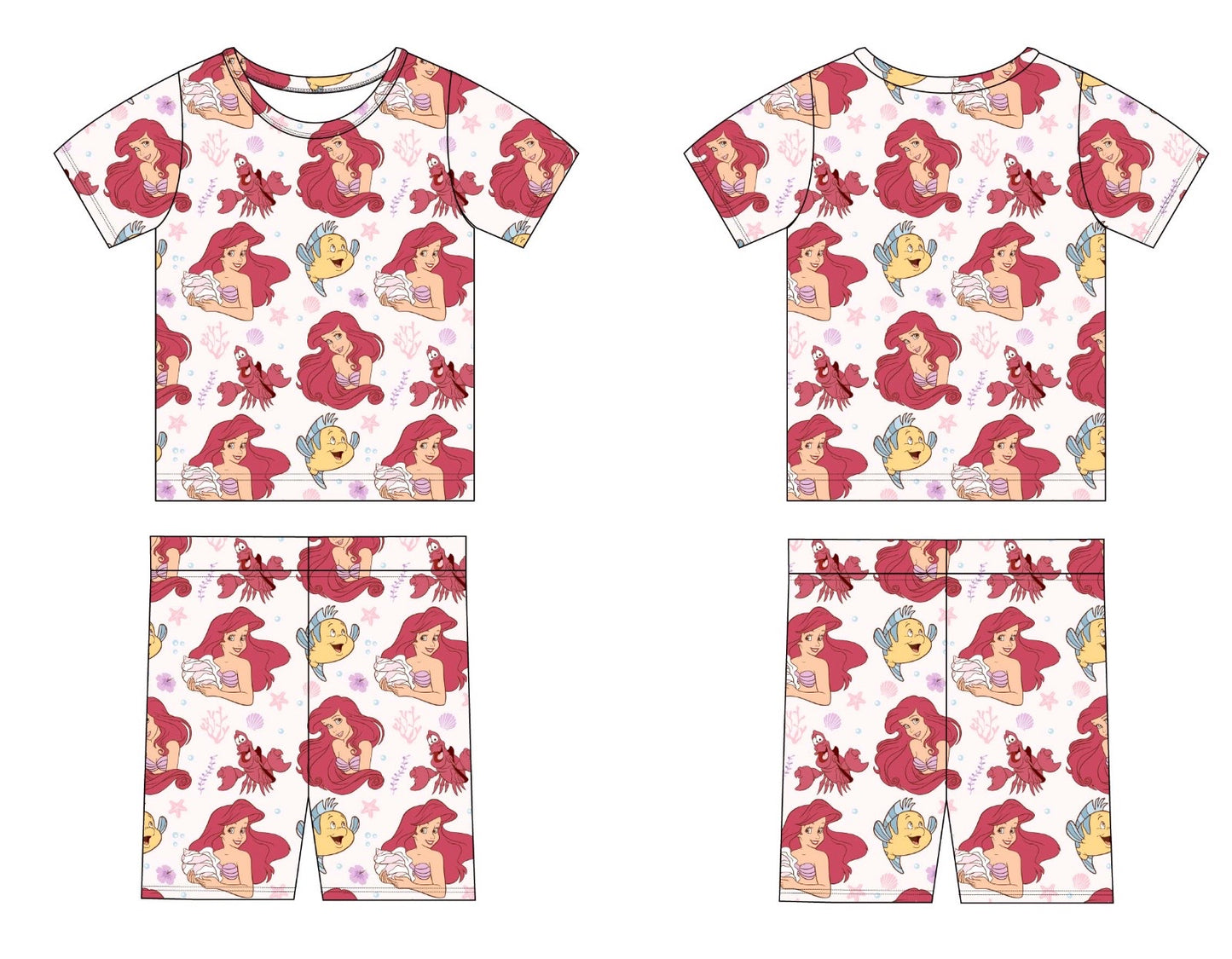 Coral Cutie: Short & Tee