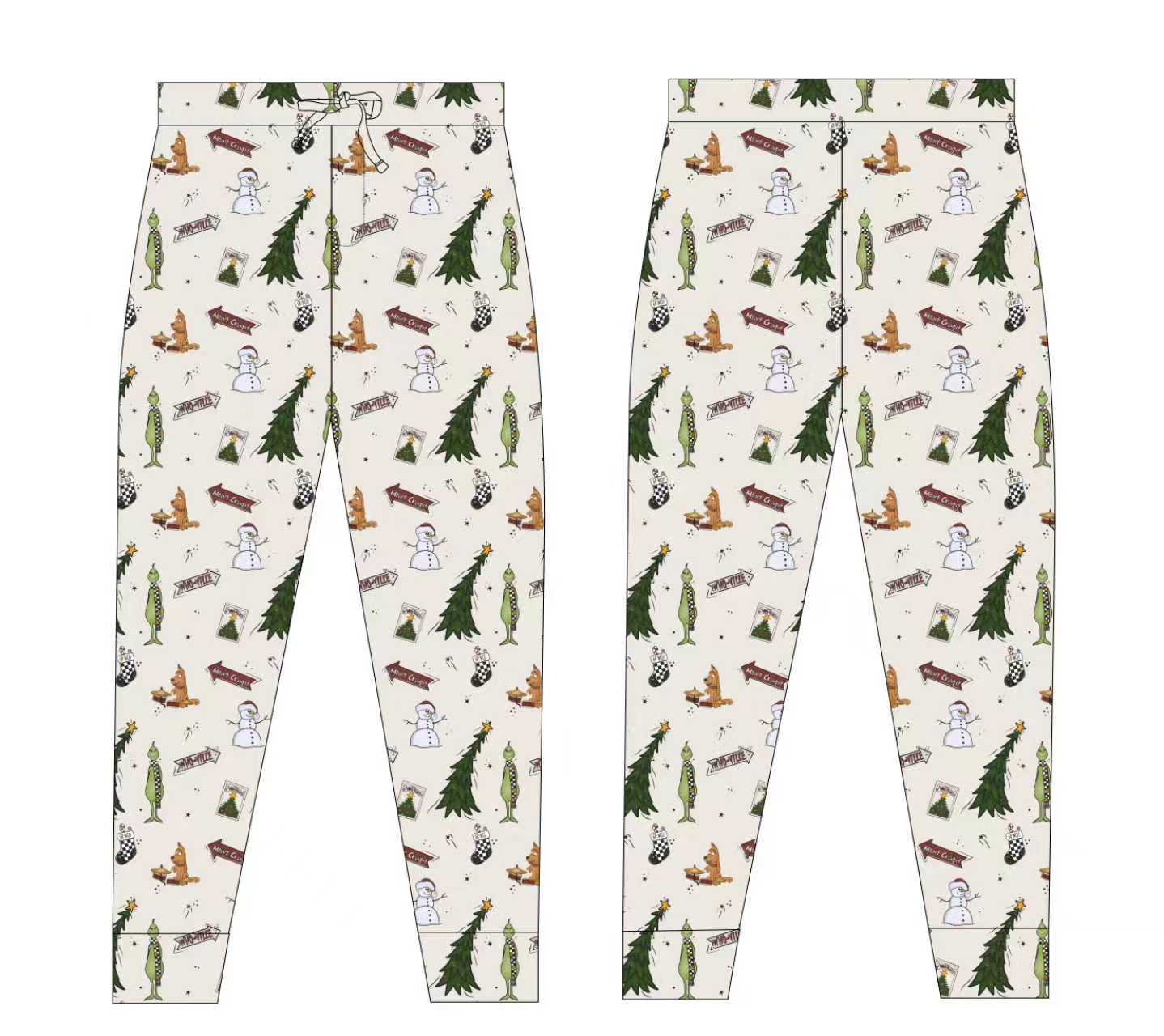 "Holiday-Hooby-Whaty" Dad Jogger