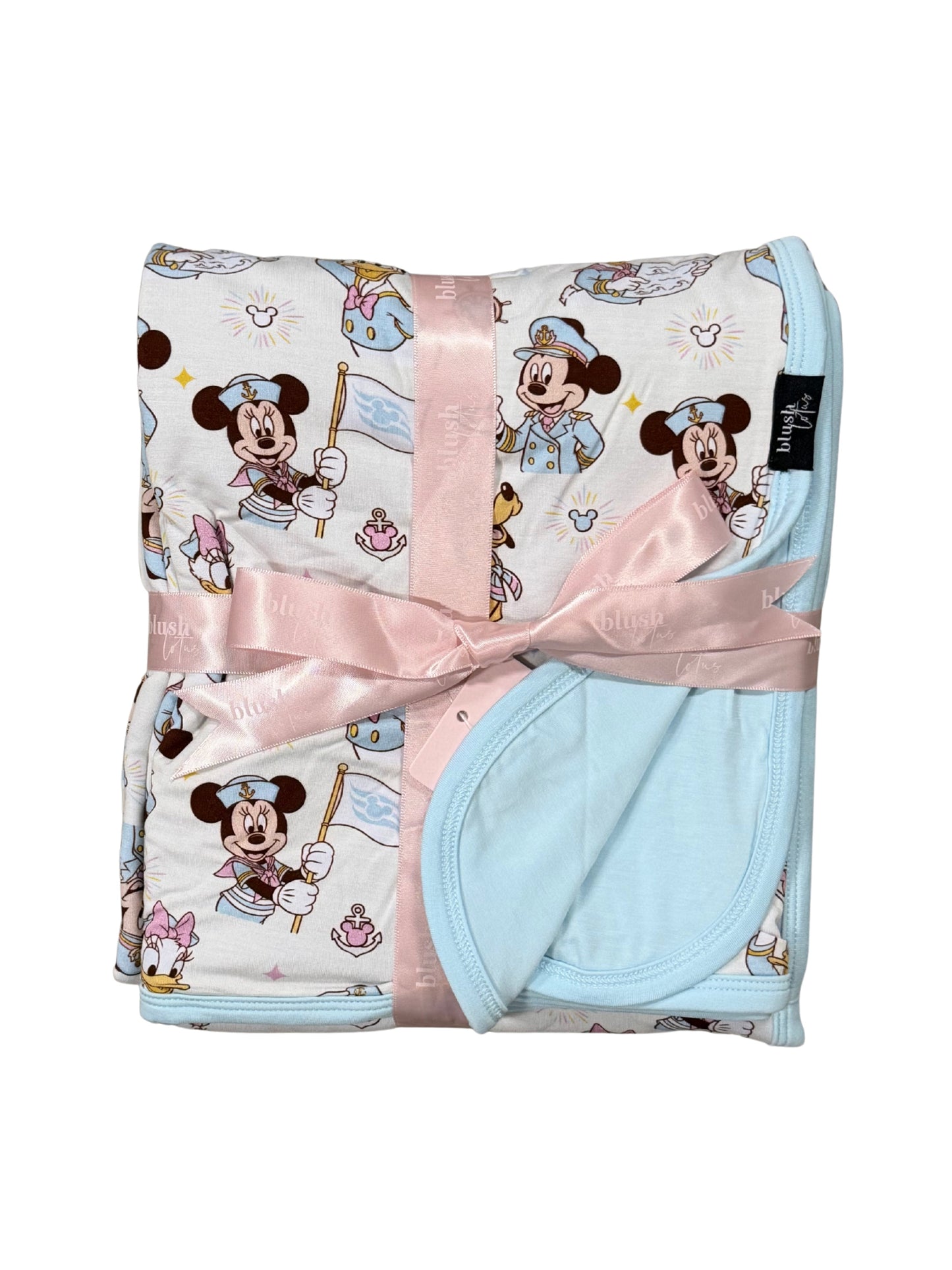(BLUE) Adventure Ahoy - Blanket
