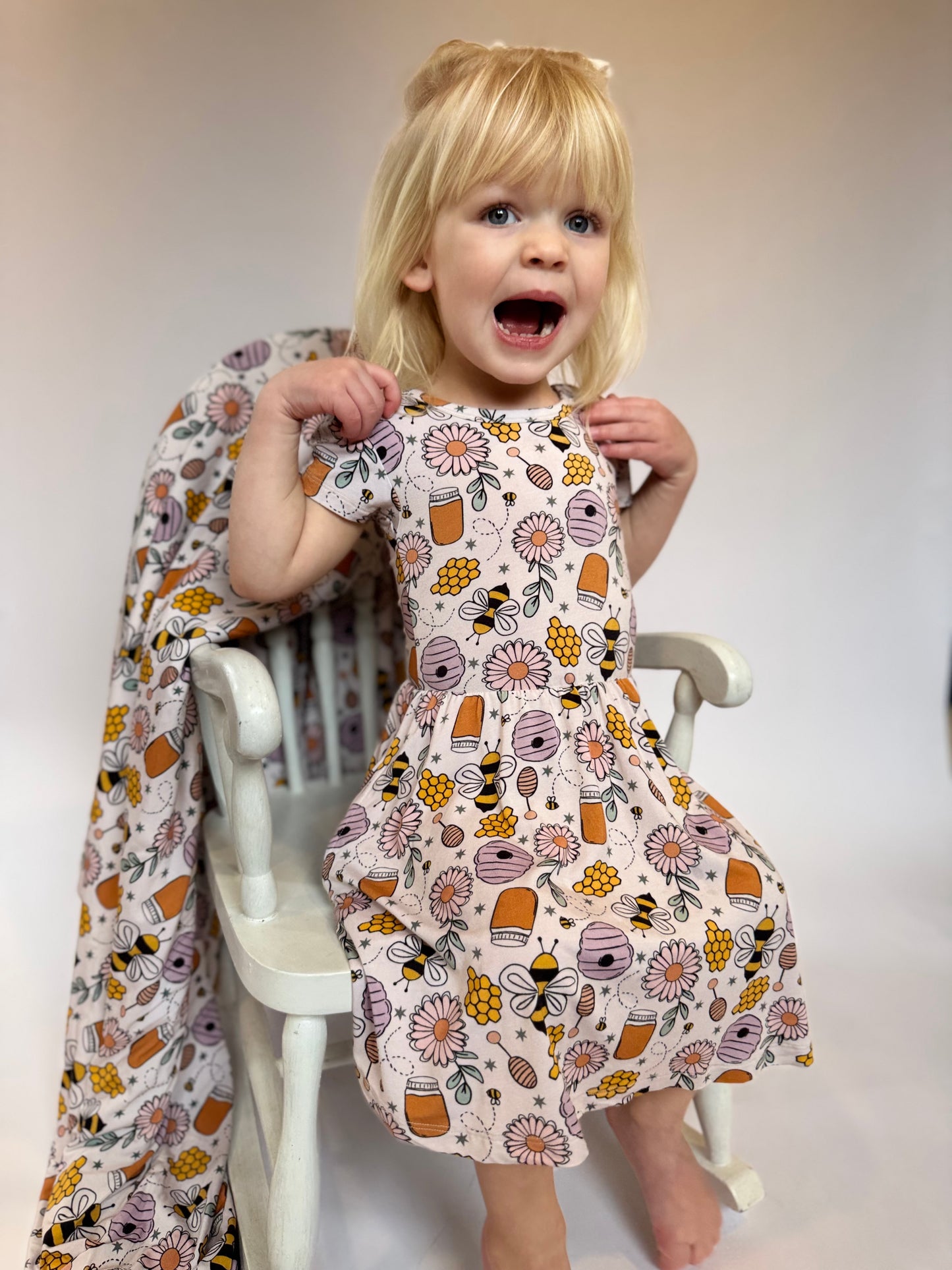 Sweet Honey Bee: Skater Dress