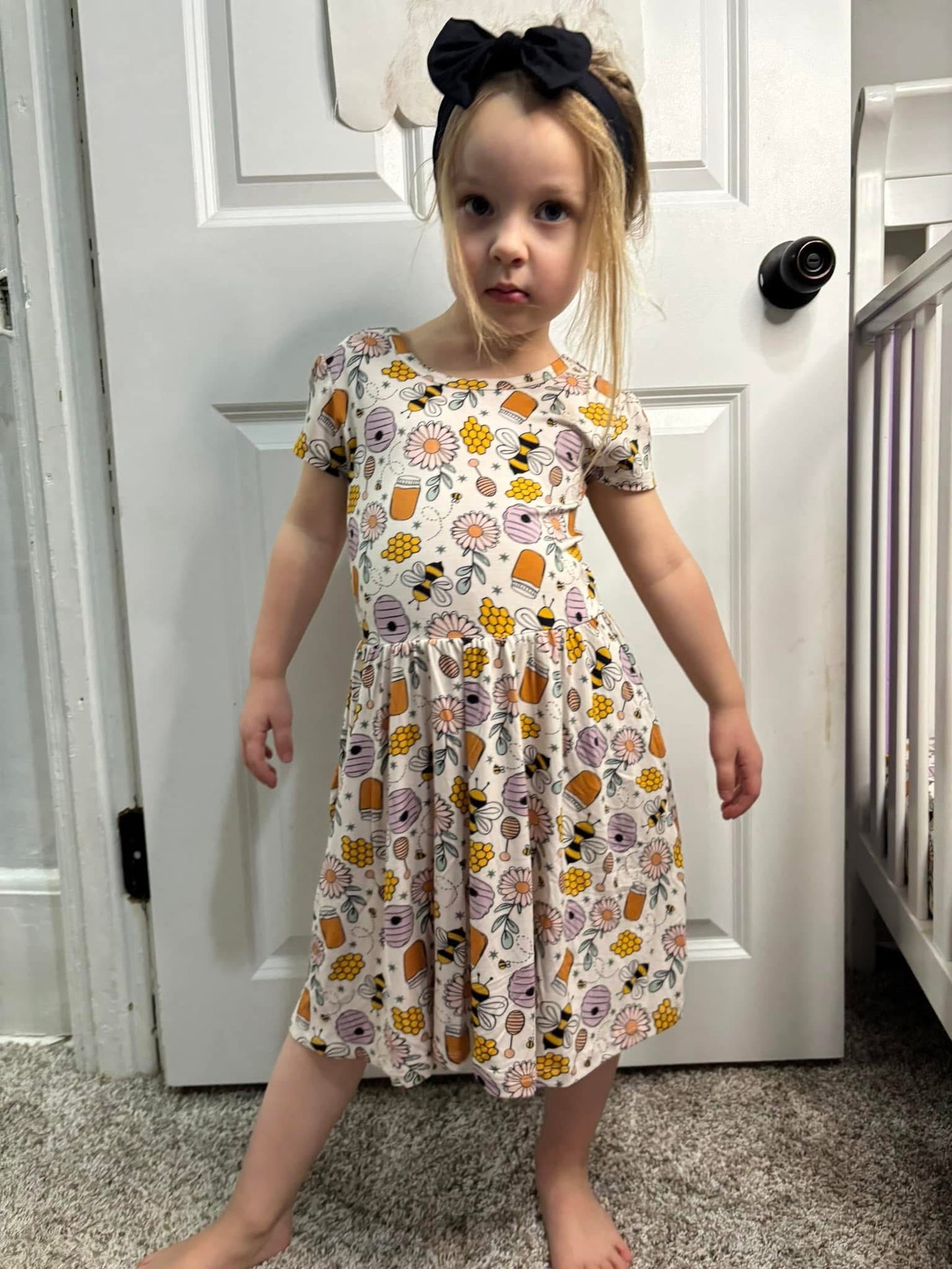 Sweet Honey Bee: Skater Dress