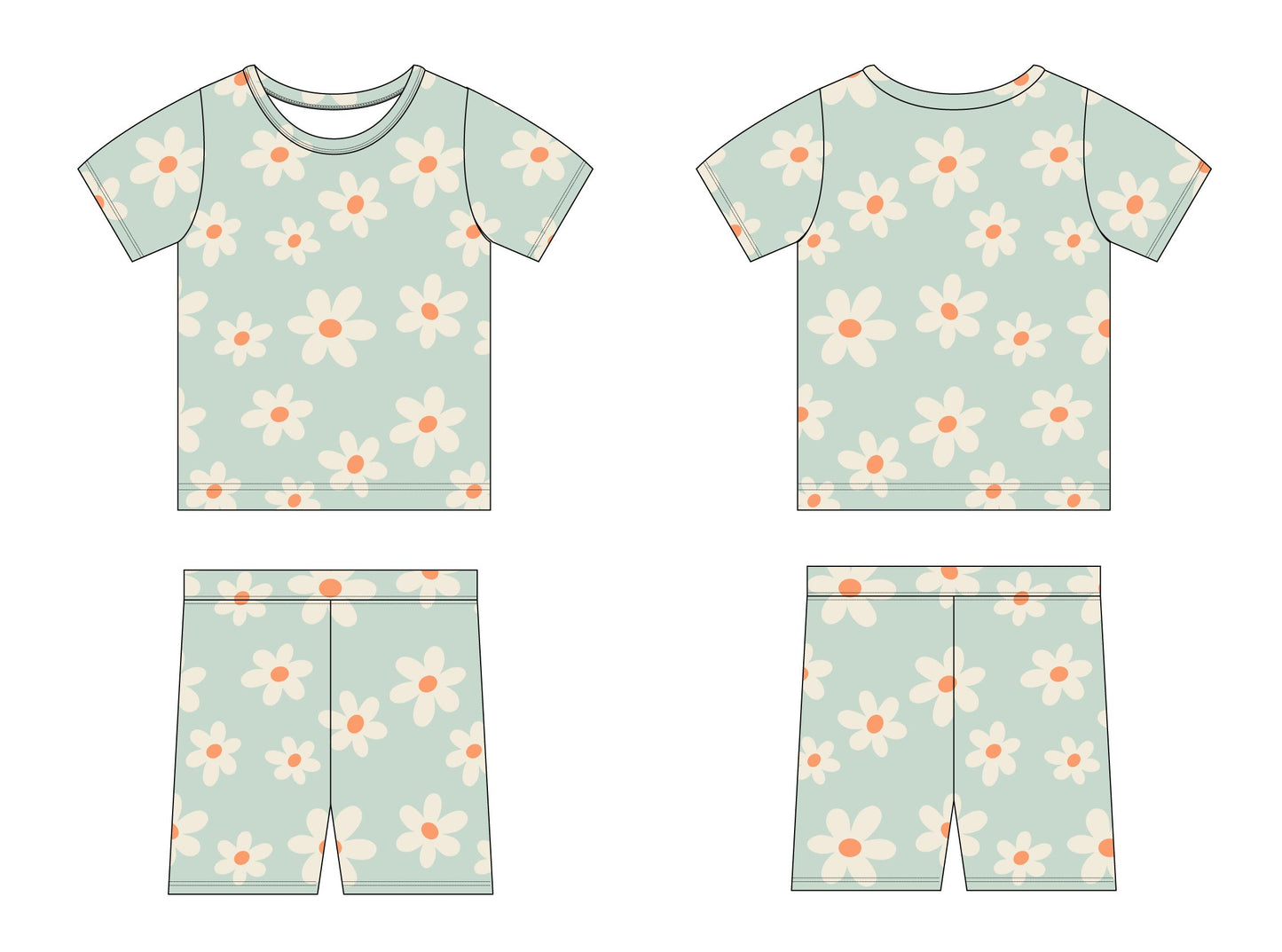 Darling Daisy: Short & Tee