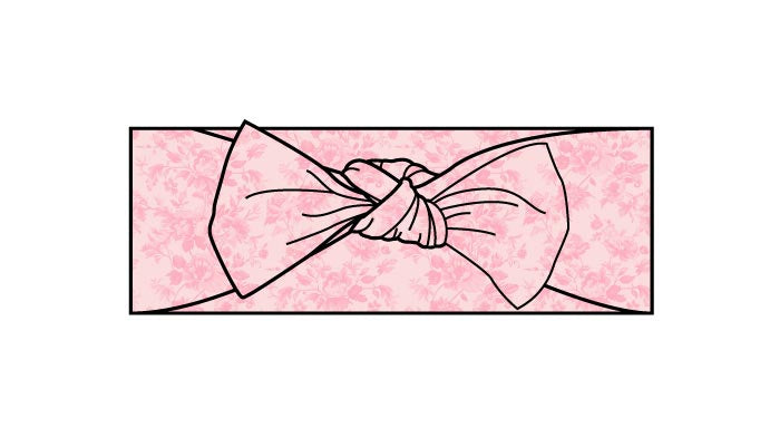 Pink Toile - Headband