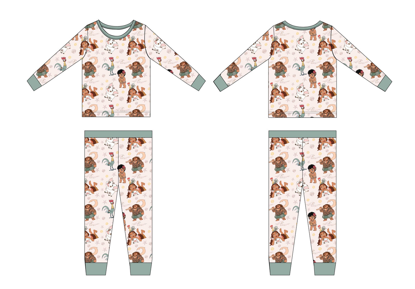 Beyond the Reef: 2 Piece Jammies Set