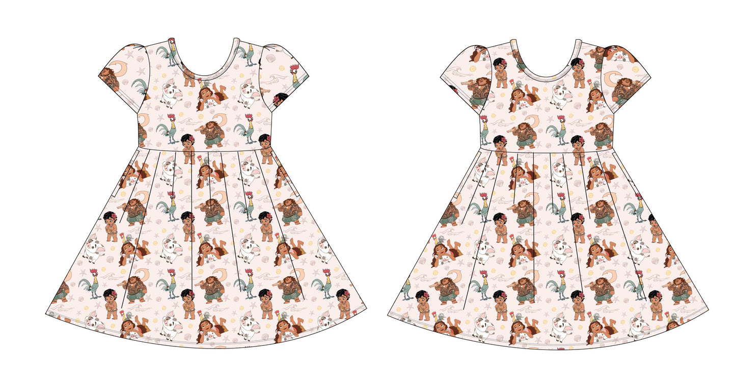 Beyond the Reef: Skater Dress