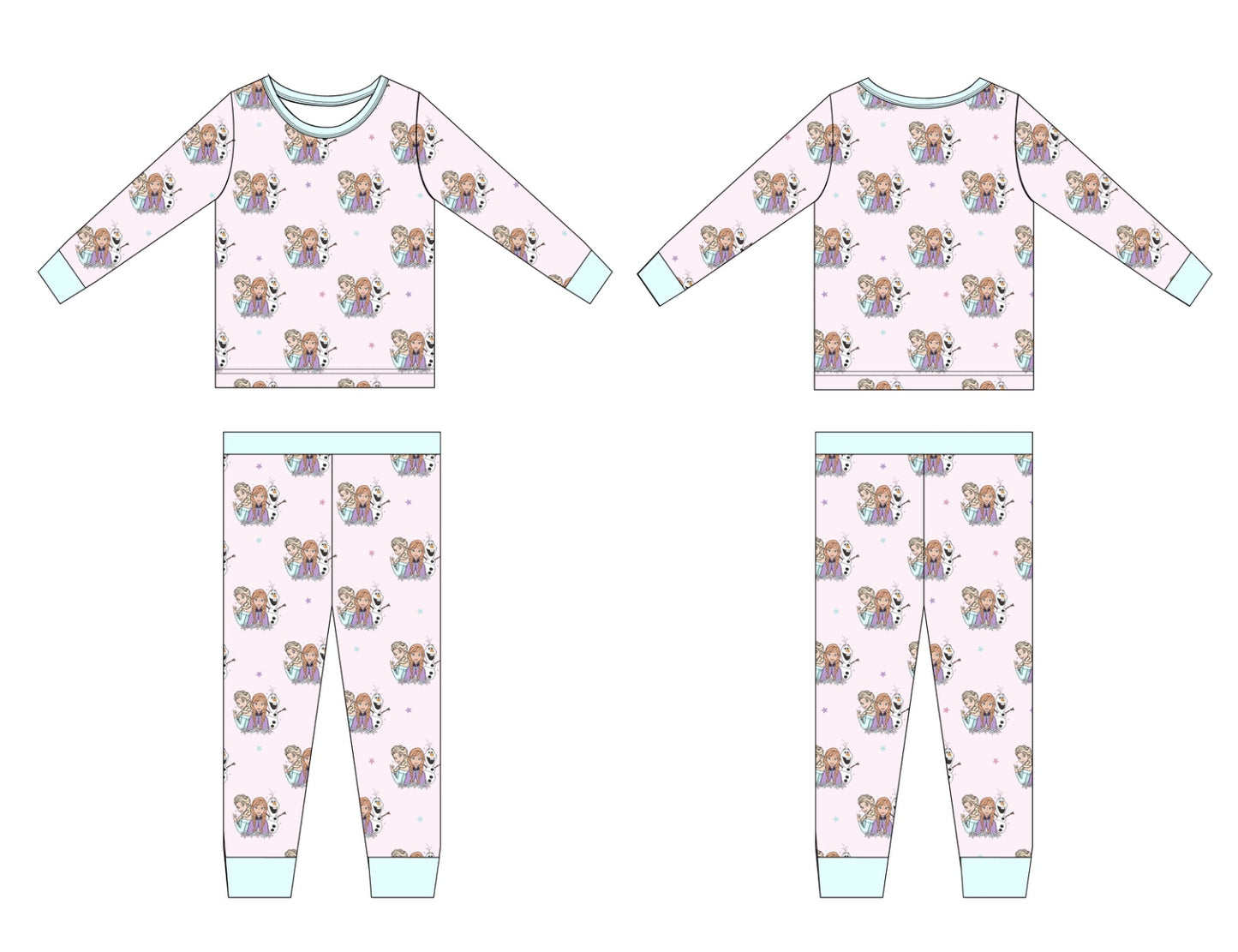 Pink Frost: 2 Piece Set