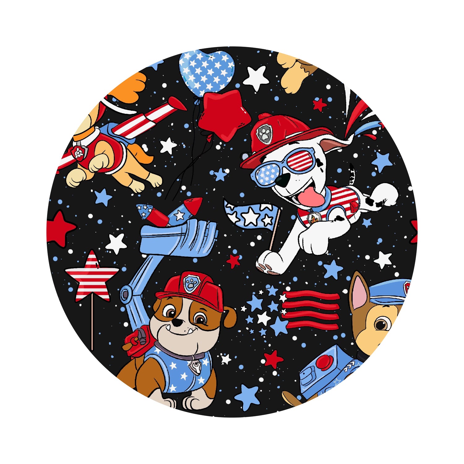 Red, Woof & Blue