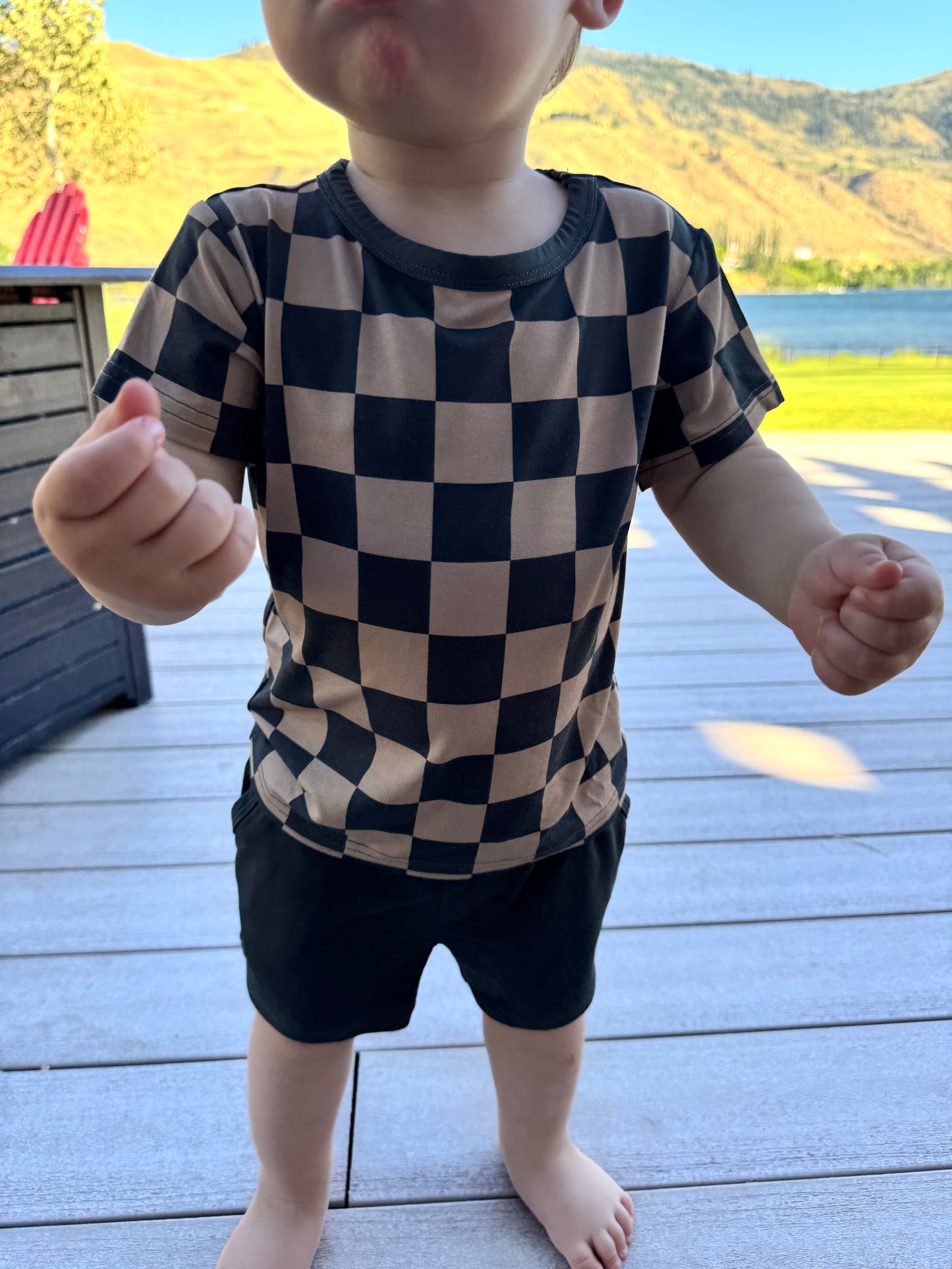Checks: Pocket Short and Tee