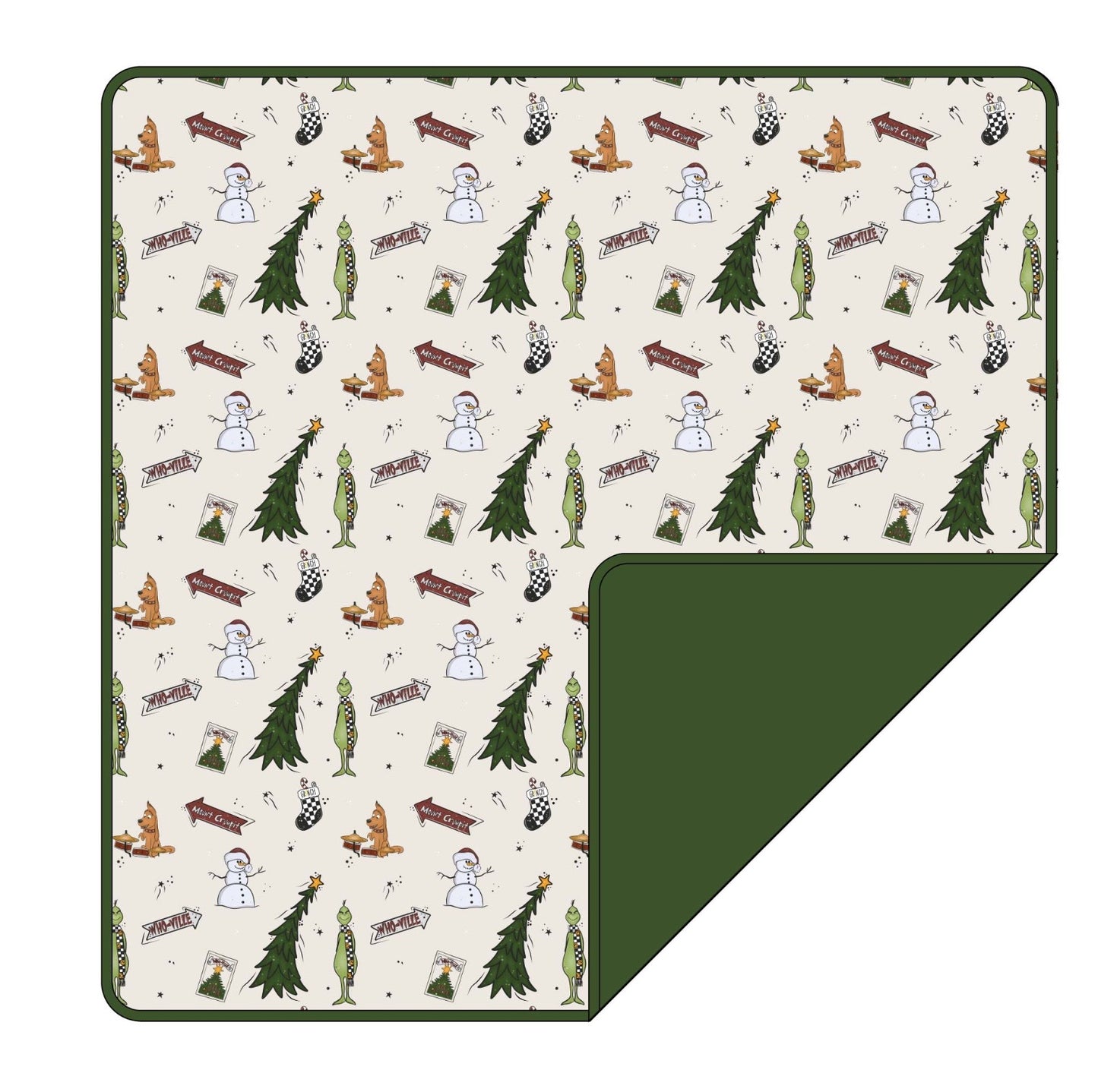 "Holiday-Hooby-Whaty" Blanket