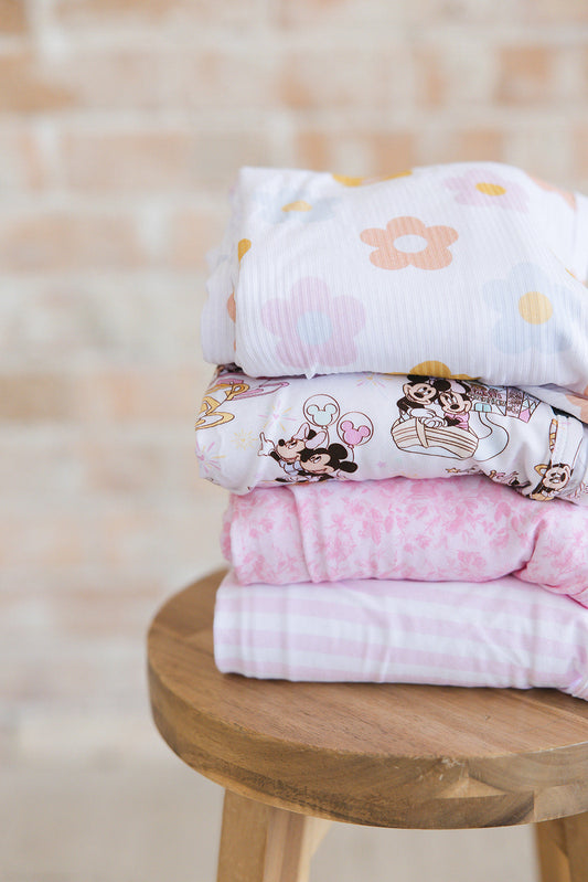 Pink Toile - Lightweight Blanket