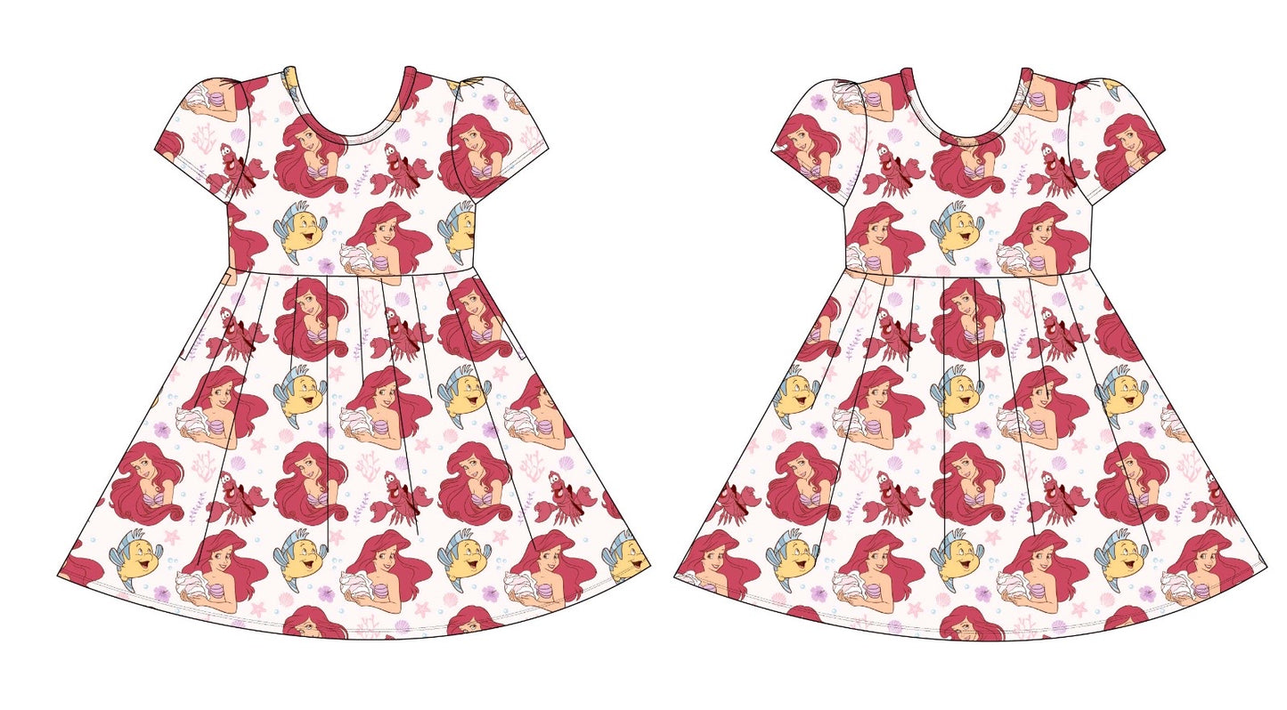 Coral Cutie: Skater Dress