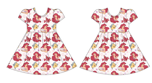 Coral Cutie: Skater Dress