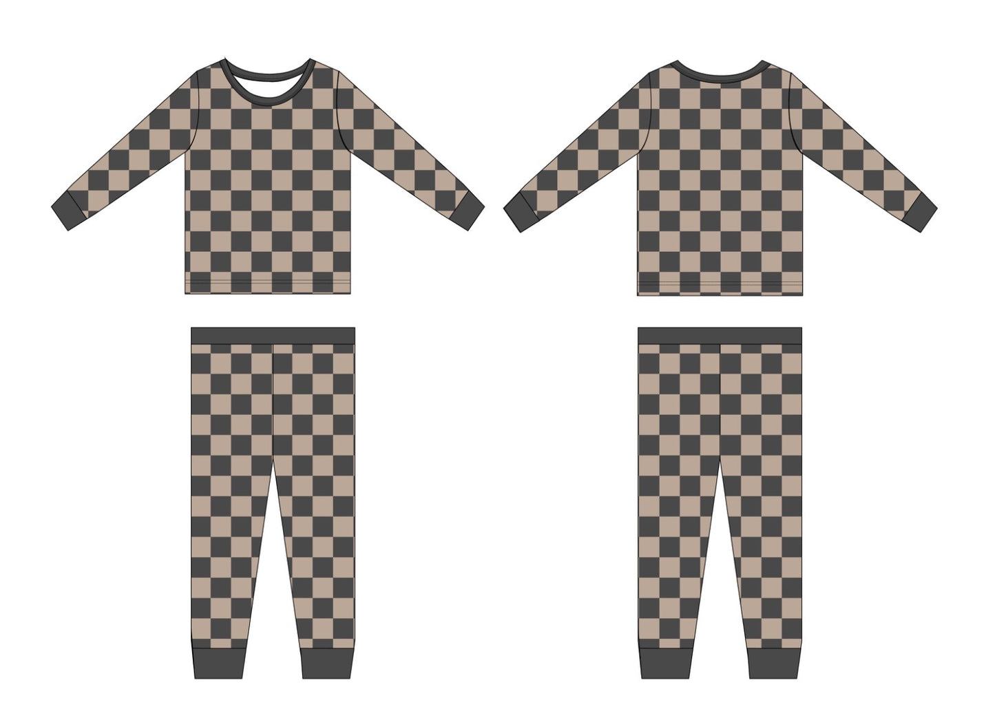 Checks: 2 Piece Set