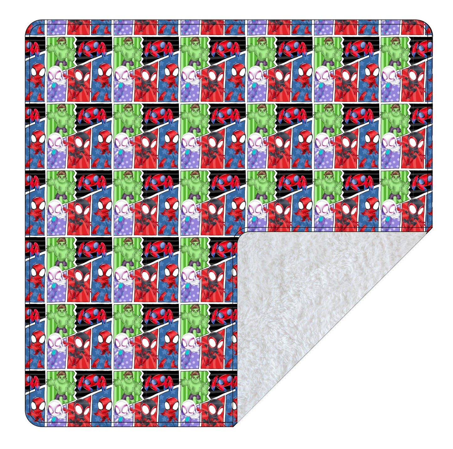 Web Heroes: Velvet Plush Blanket