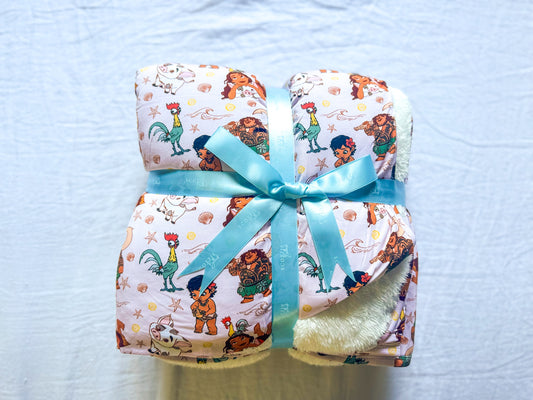 Beyond the Reef: Plush Blanket