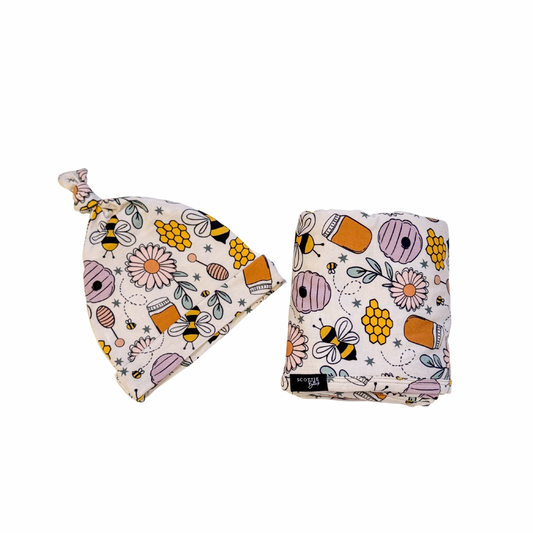 Sweet Honey Bee: Swaddle Set