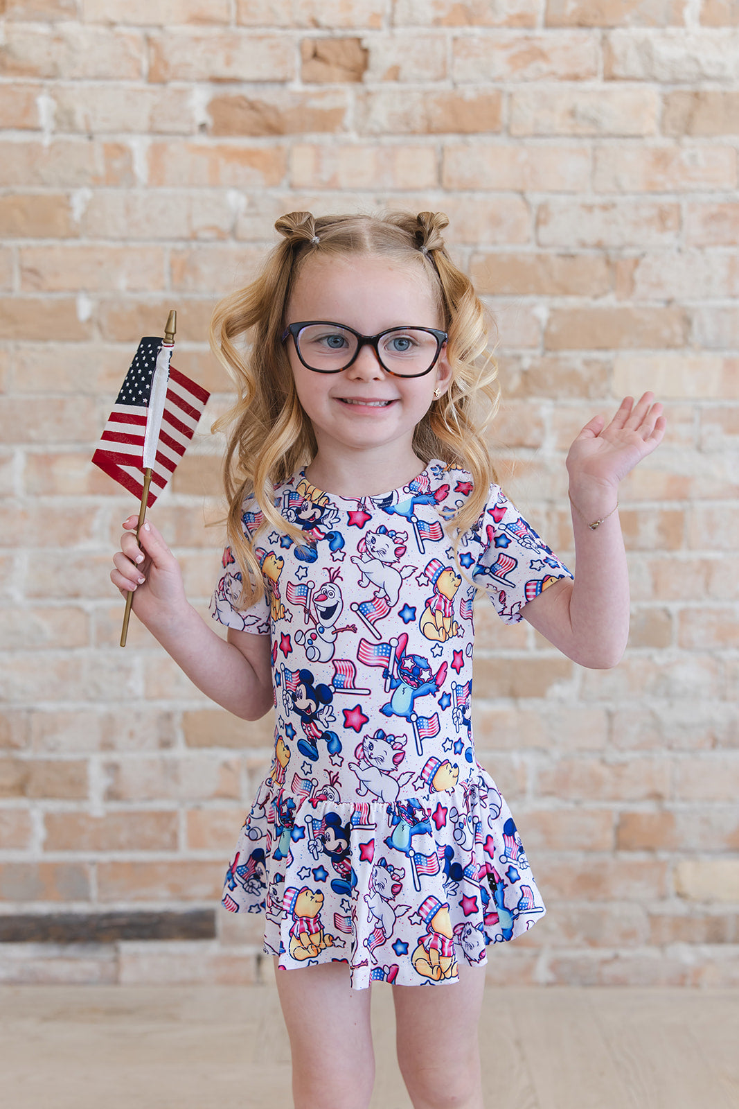 Star Spangled Squad - Bodysuit Dress