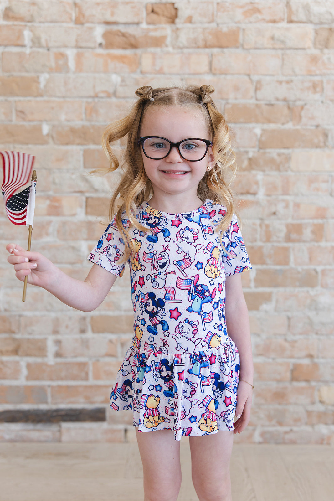 Star Spangled Squad - Bodysuit Dress
