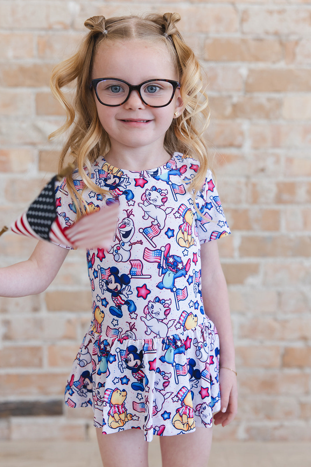 Star Spangled Squad - Bodysuit Dress
