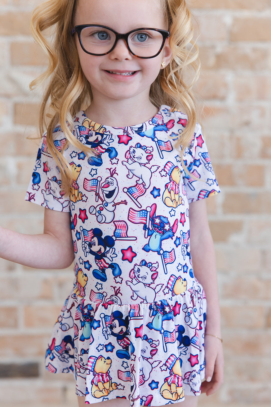Star Spangled Squad - Bodysuit Dress