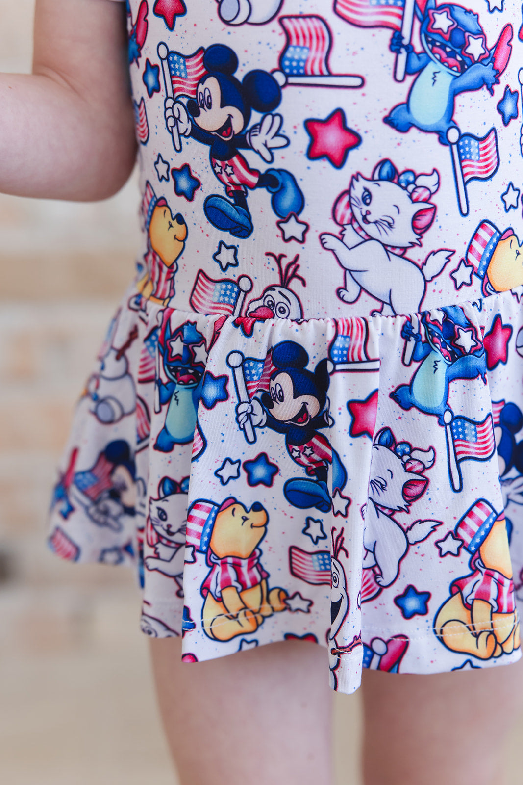 Star Spangled Squad - Bodysuit Dress