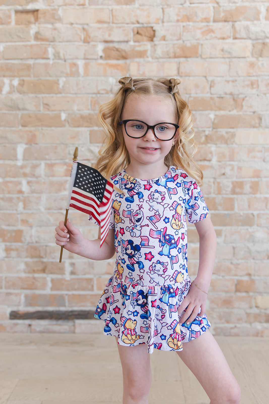 Star Spangled Squad - Bodysuit Dress