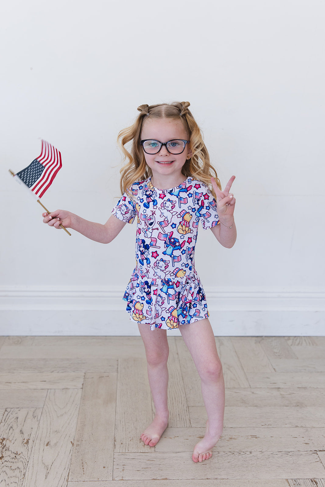 Star Spangled Squad - Bodysuit Dress