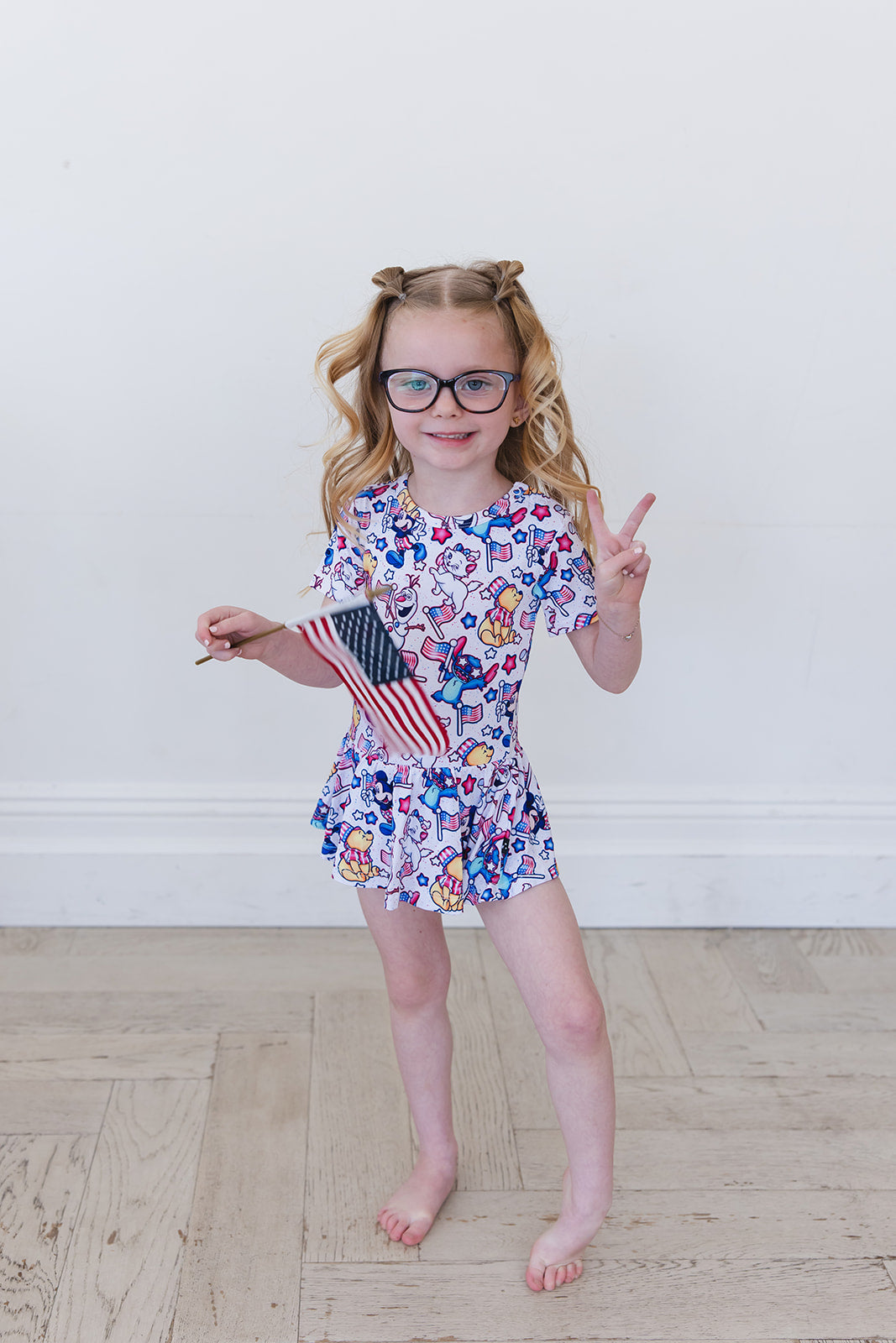 Star Spangled Squad - Bodysuit Dress
