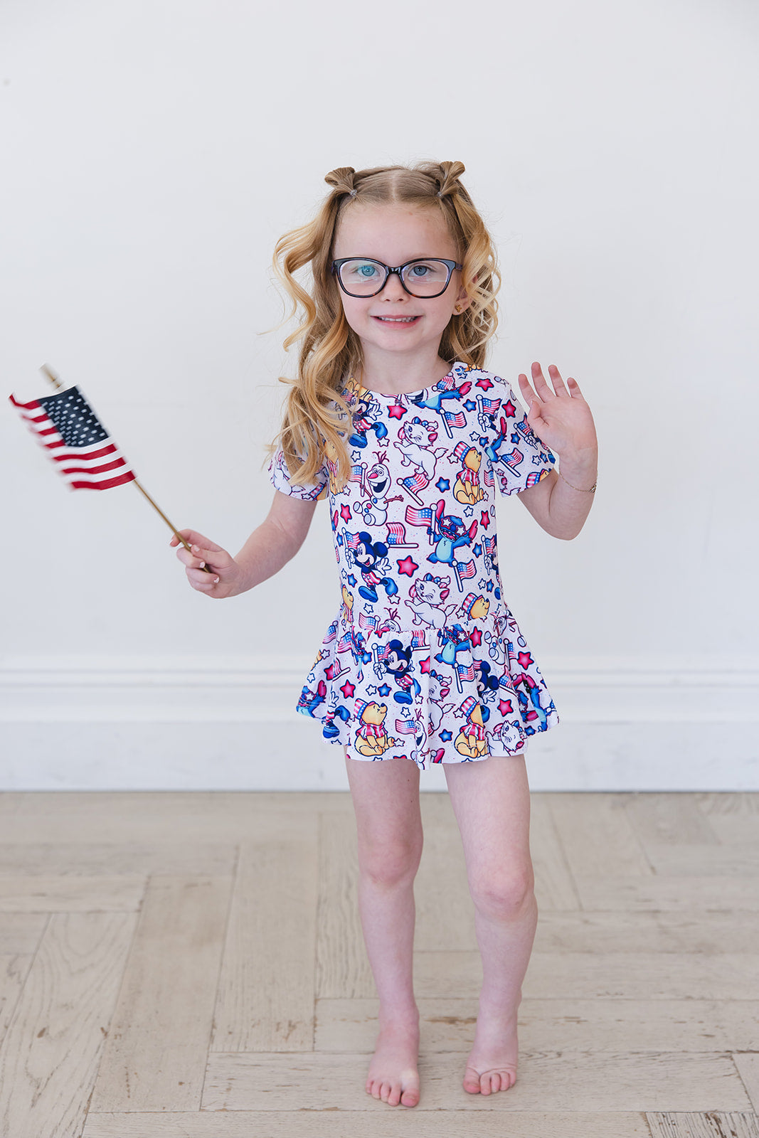 Star Spangled Squad - Bodysuit Dress