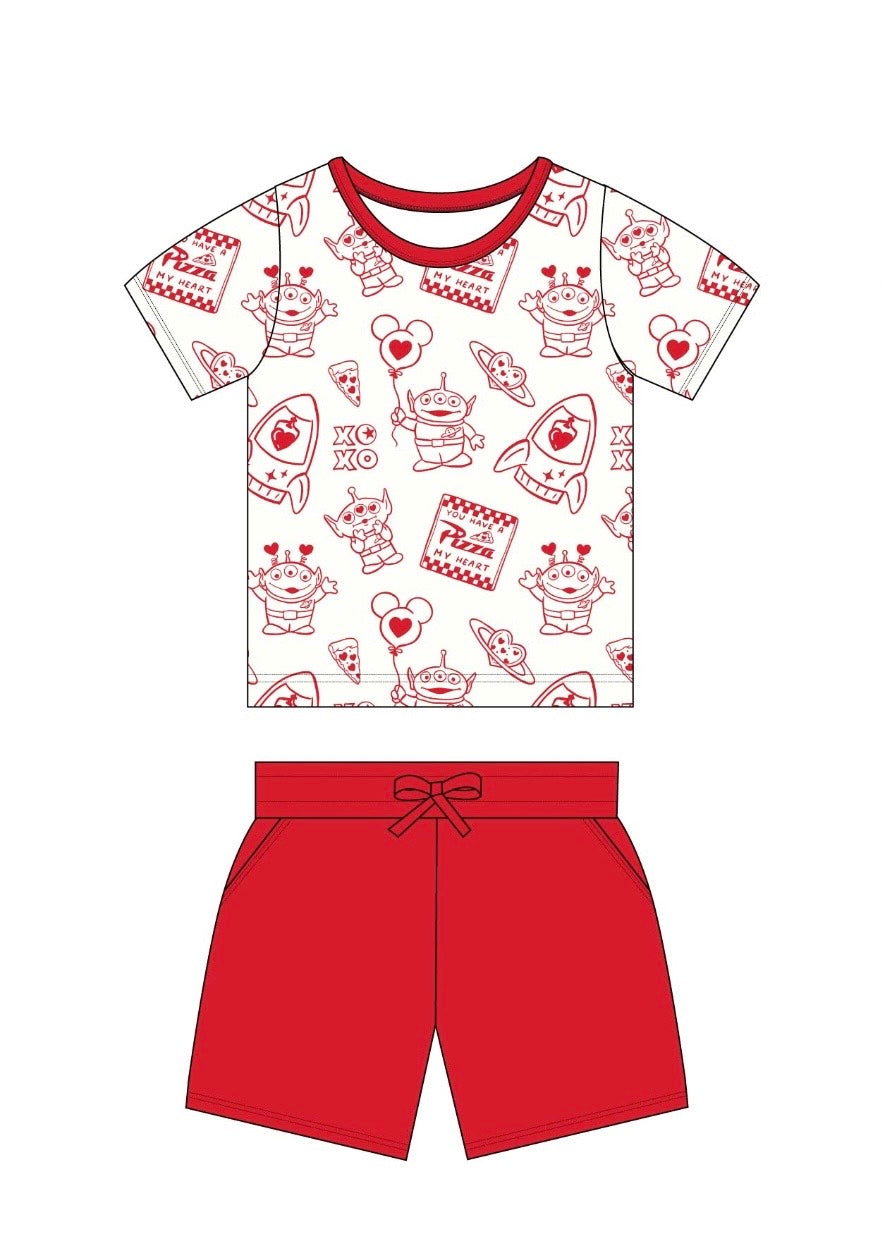 Pizza My Heart: Pocket Short & Tee