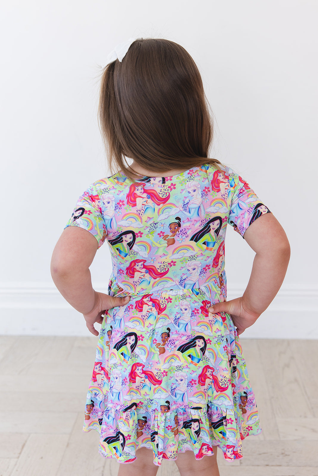 Rainbow Royal - Ruffle Dress