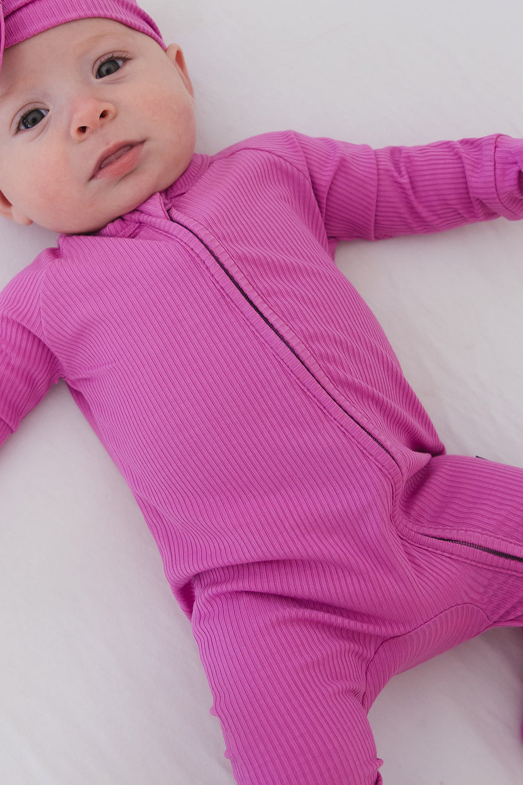 (SOLID, ribbed) Rainbow Royal - Zippy