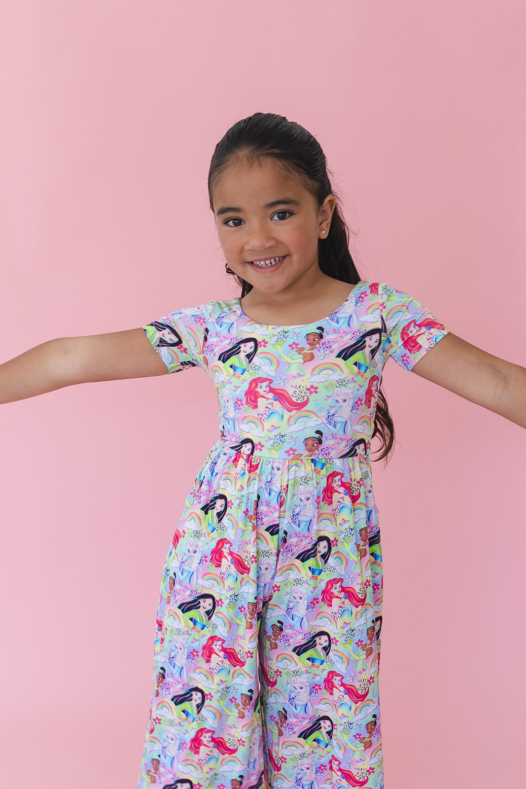 Rainbow Royal - Wide-leg Romper