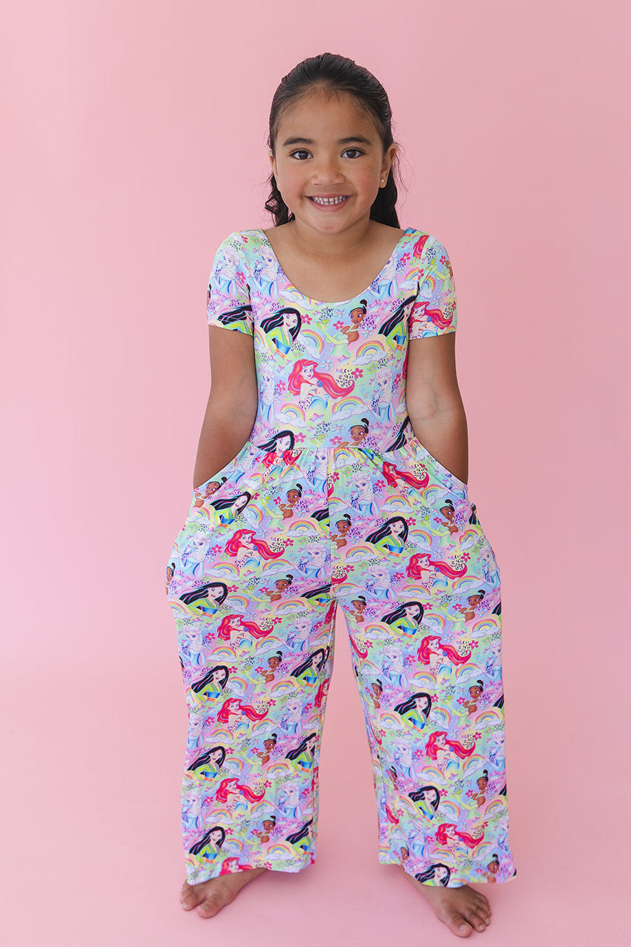 Rainbow Royal - Wide-leg Romper