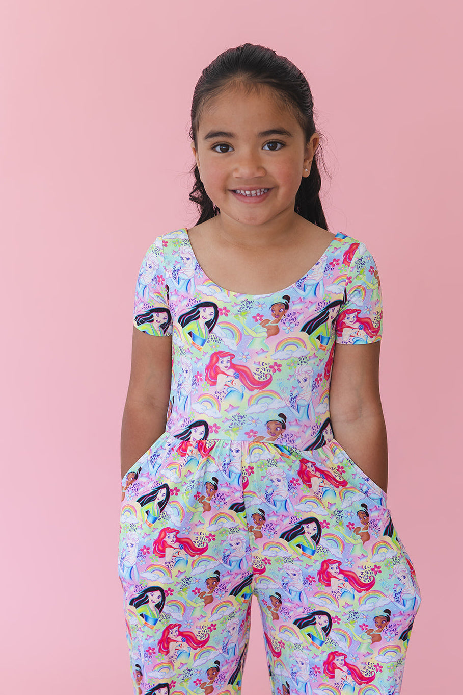 Rainbow Royal - Wide-leg Romper