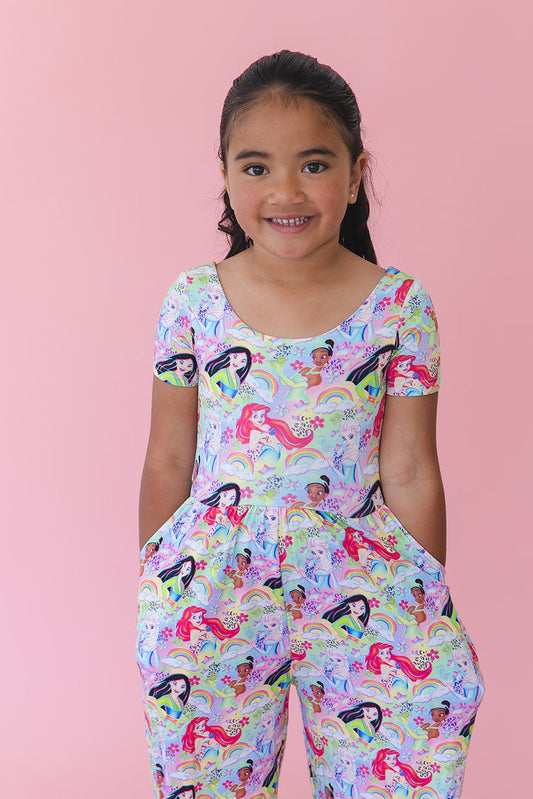 Rainbow Royal - Wide-leg Romper