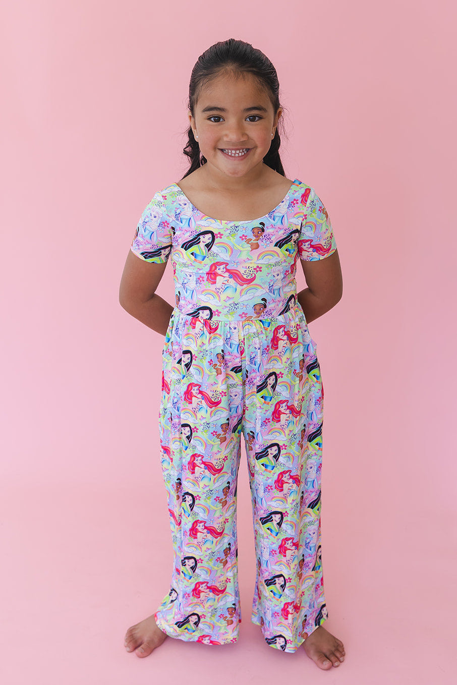 Rainbow Royal - Wide-leg Romper