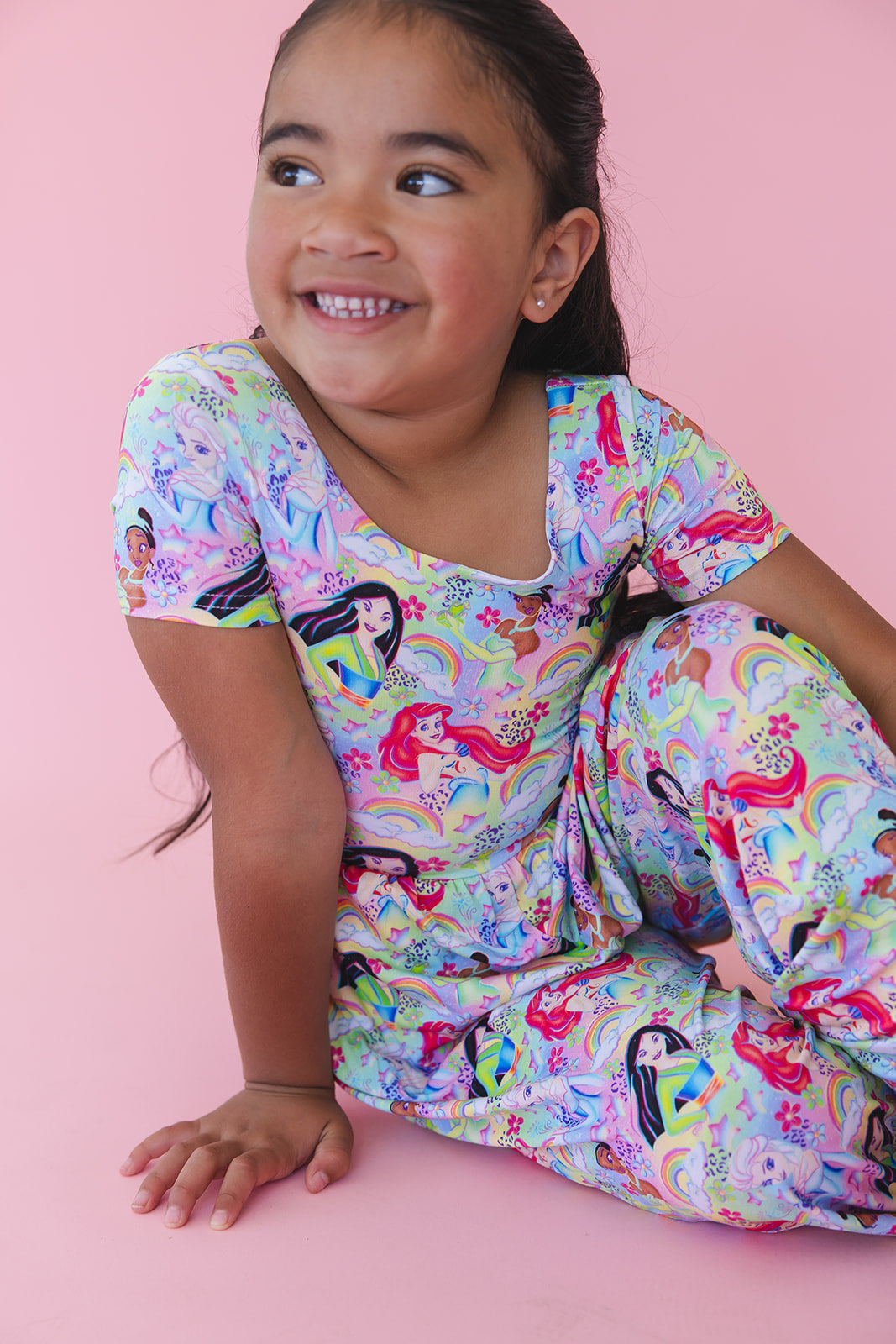 Rainbow Royal - Wide-leg Romper