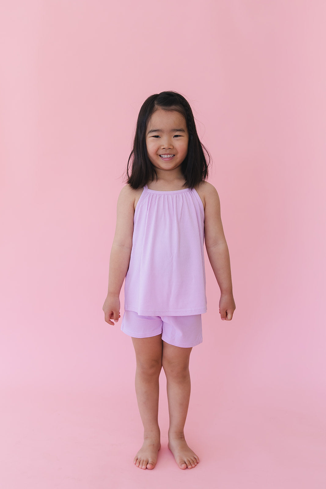 (SOLID, ribbed) Saltwater Princess - Tank Short Set