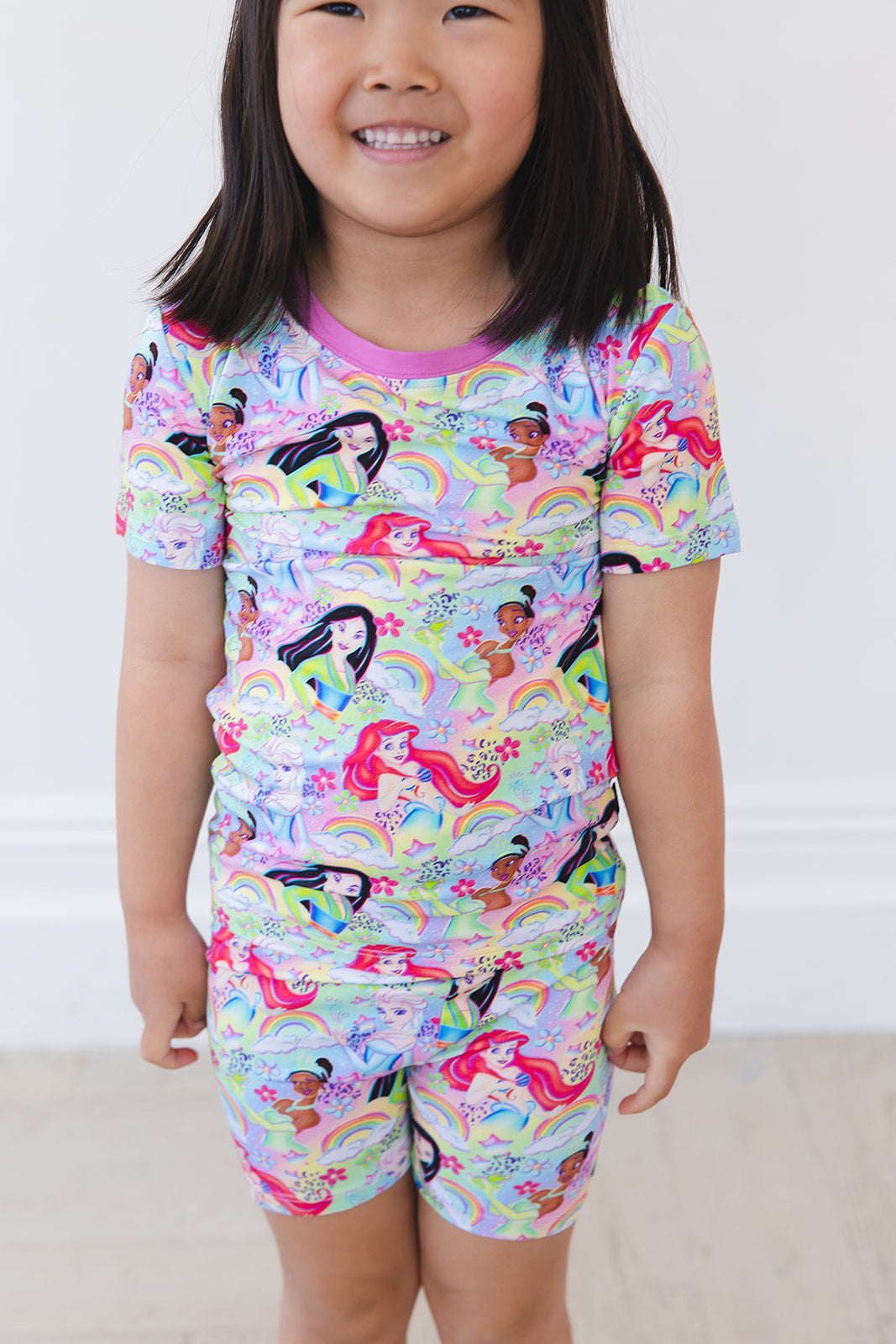 Rainbow Royal - Biker Short Set