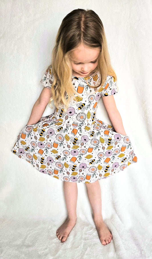 Sweet Honey Bee: Skater Dress