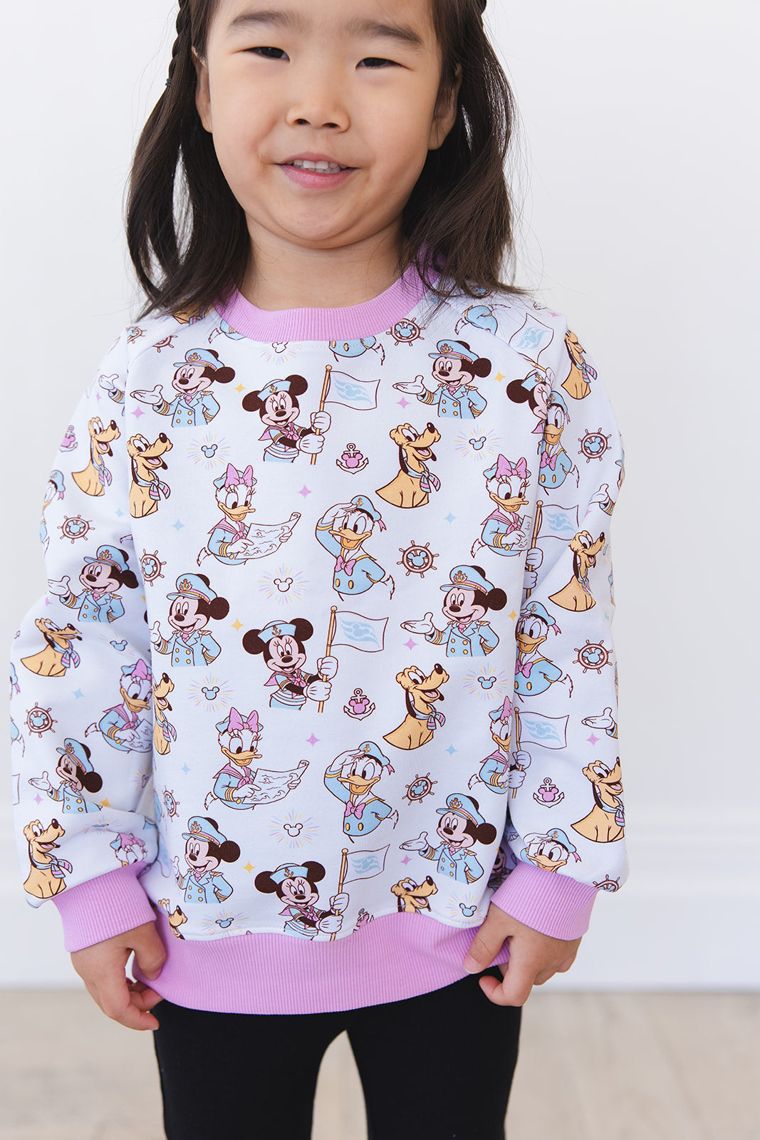 (PINK) Adventure Ahoy - Define Terry Sweatshirt