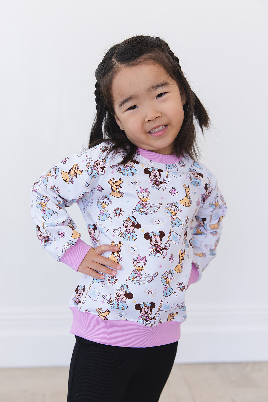 (PINK) Adventure Ahoy - Define Terry Sweatshirt