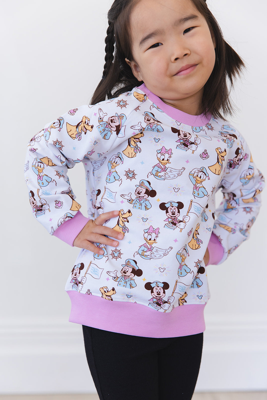 (PINK) Adventure Ahoy - Define Terry Sweatshirt