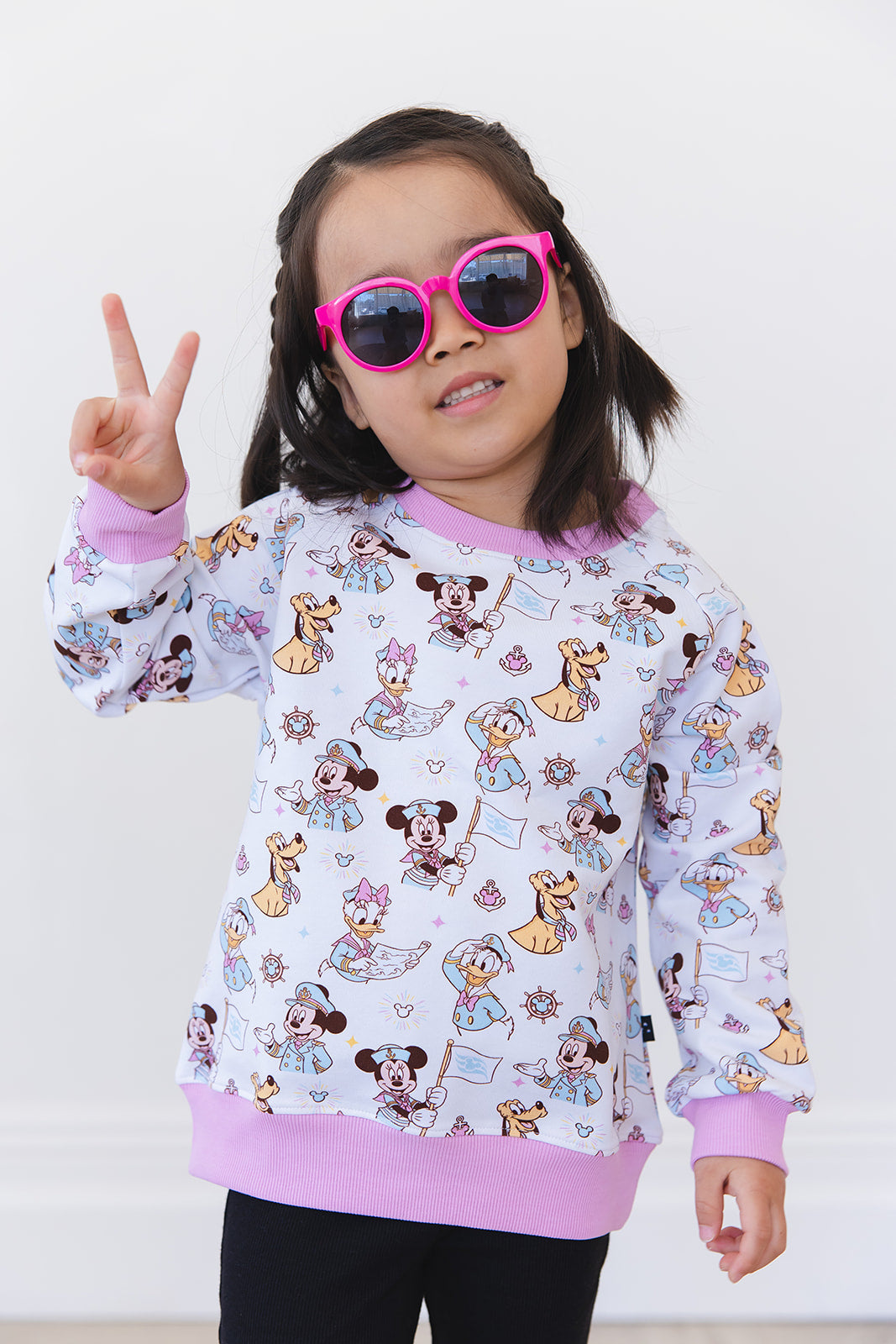 (PINK) Adventure Ahoy - Define Terry Sweatshirt