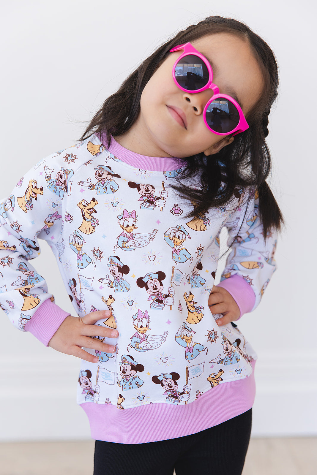(PINK) Adventure Ahoy - Define Terry Sweatshirt