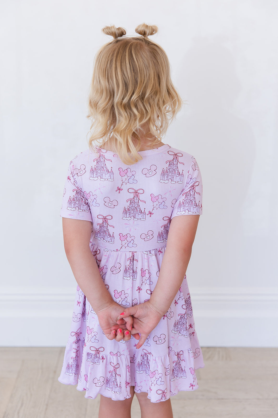 Coquette Castles (ribbed) - Ruffle Dress